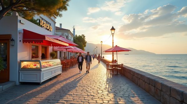 Pourquoi choisir un restaurant glacier en bord de mer à Algajola